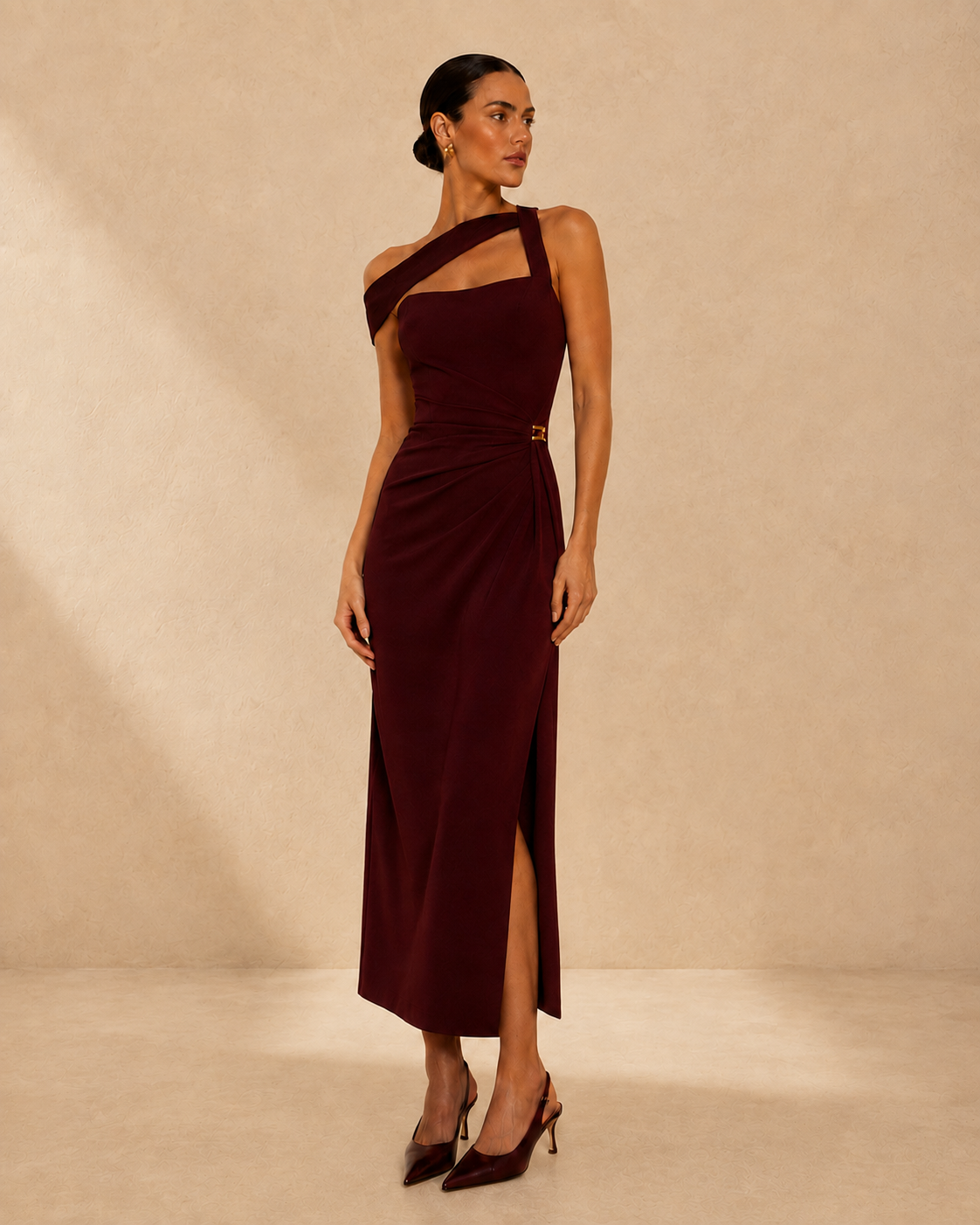garnet dress Nox Asymmetric Midi – AVENUE NOIR paisley print Hand-Painted Batik Cotton A-Line Please note color shade Size:42 Regular Jacket+36 Waist Pants Adjust 32to38)(Height: 5'7