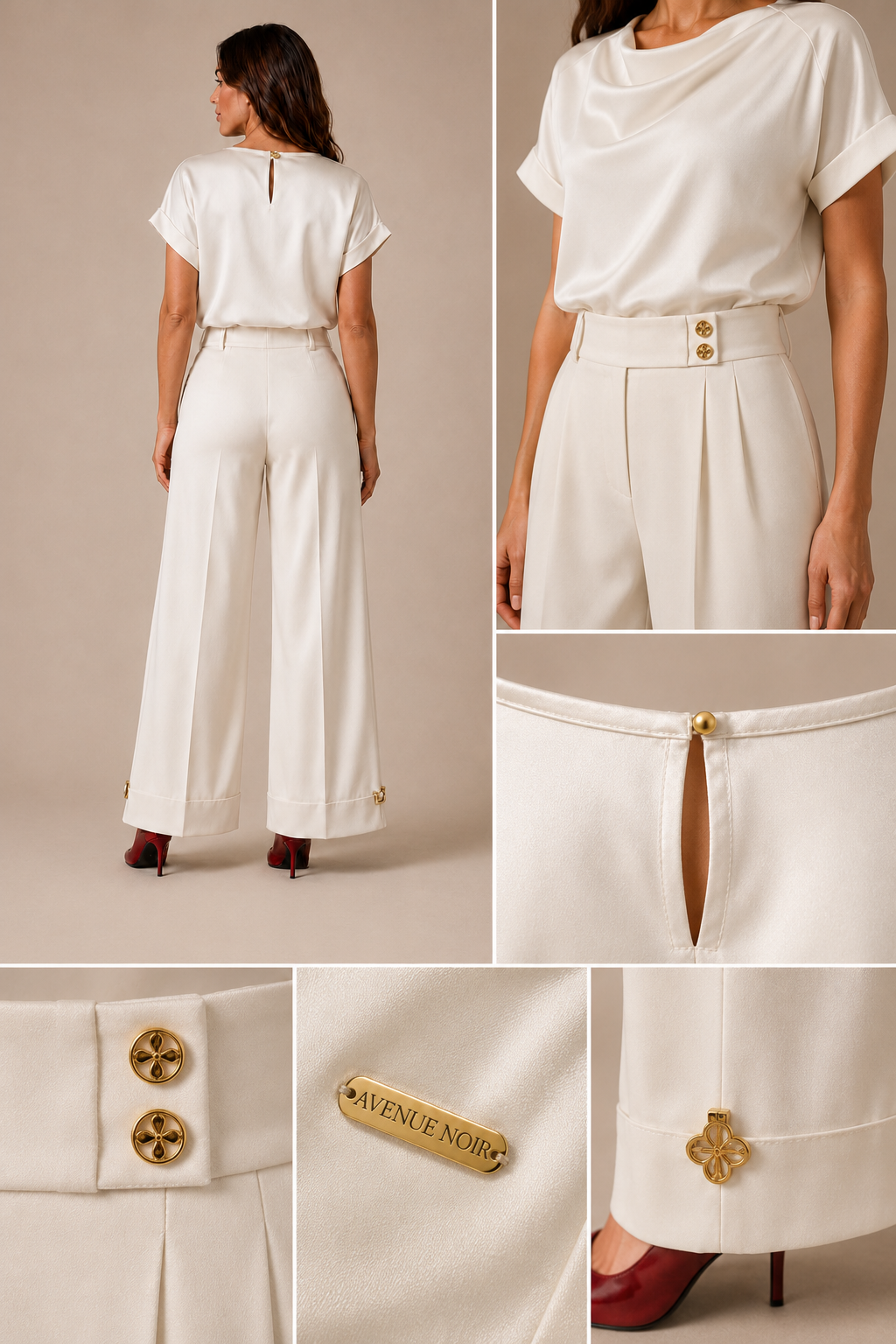 Signature Blouse & Trousers Set