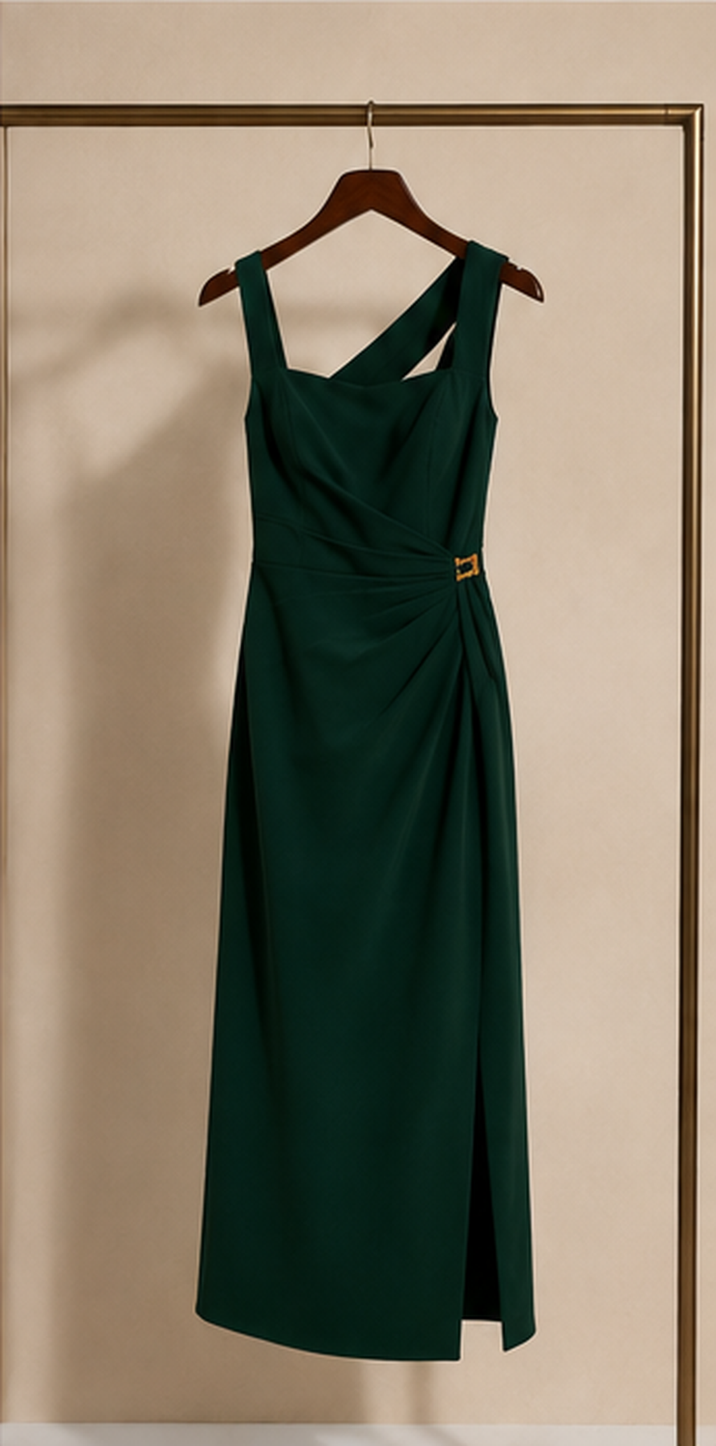 Nox Garnet Asymmetric Midi Dress