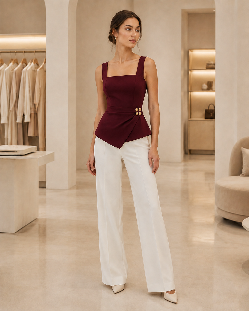Saphir Sculpt Vest Top