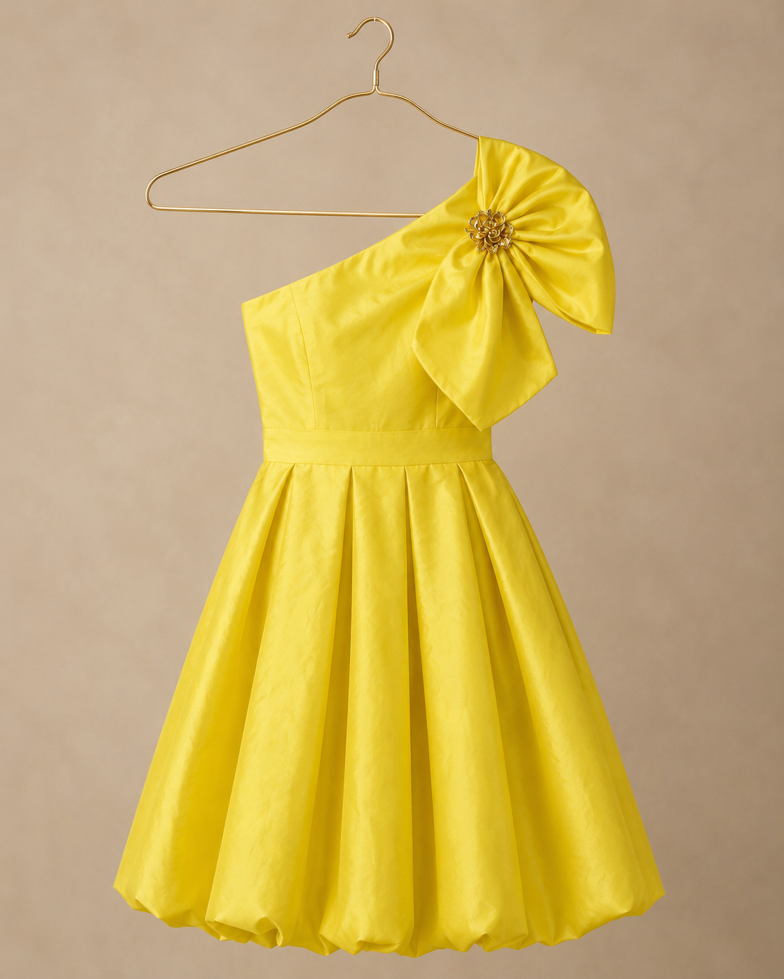Aurelia One-Shoulder Bow Dress